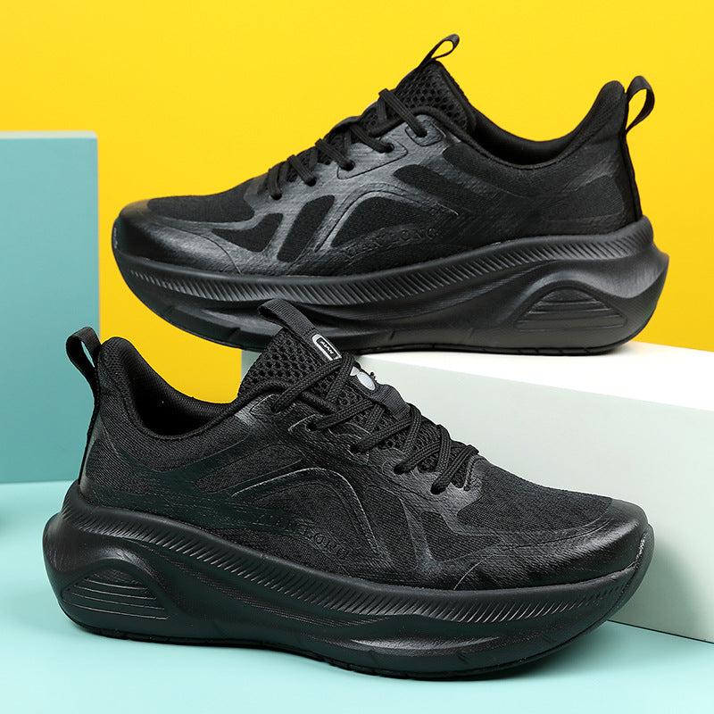 Professional Running Shoes for Men and Women, Spring and Summer New Soft Sole, Lightweight, Shock Absorption, Breathable, Jump Rope, Non-Slip, Marathon Walking Shoes
