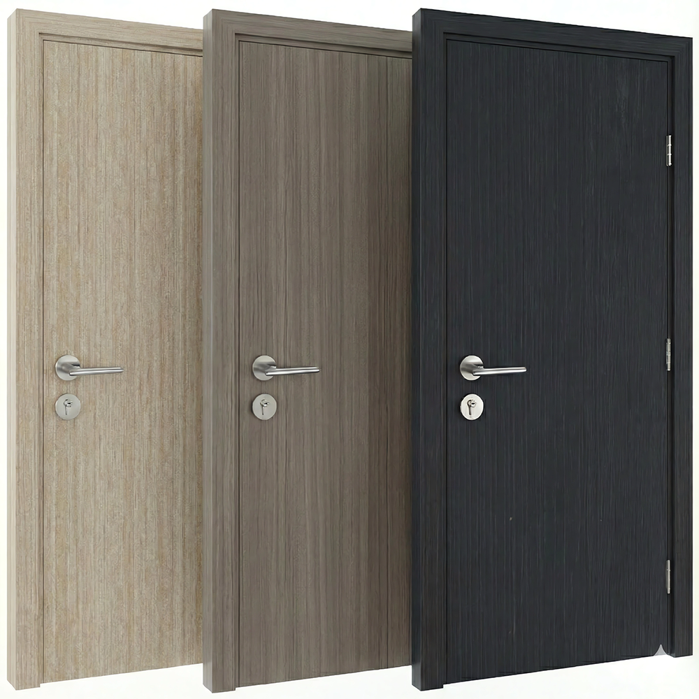 China Fire Doors Supplier Custom Hotel Room Wood Door Fireproof Smokeproof HPL Wooden Fire Resistant Doors for Hotel Project