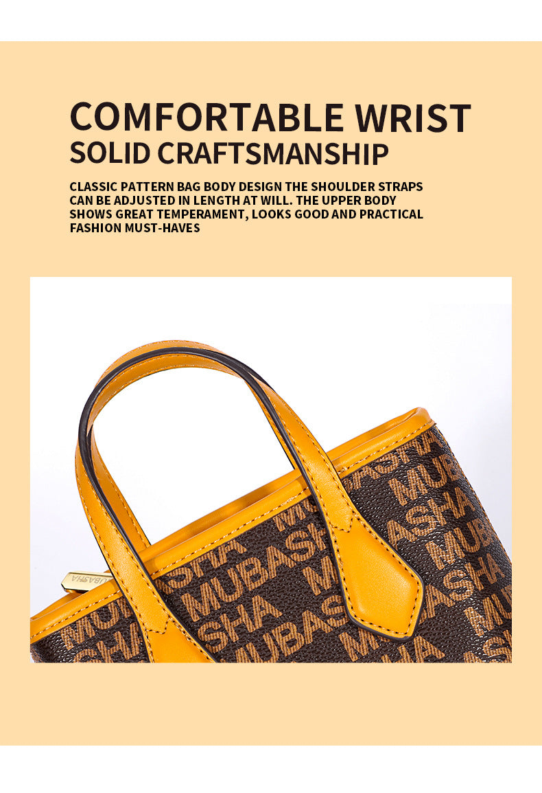 Women's Trendy Fashion New Crossbody Bag Retro Personality Stylish Mini Simple Monogram Handbag