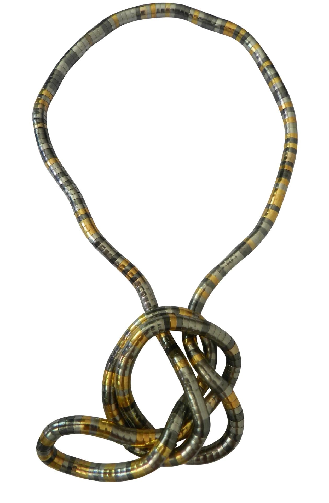 Europe and America choker Alloy Necklace for Women Snake Year Gift Jewelry Snake Bone Chain Freely Bendable Snake Shape Necklace