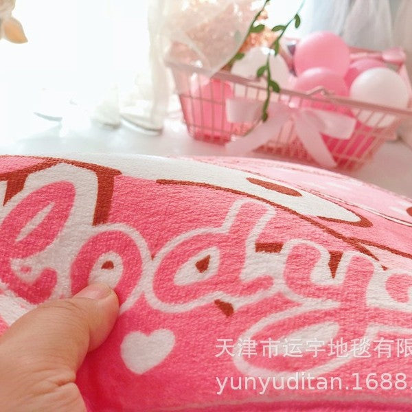 Christmas Flannel Doormat Holiday Decoration Entrance Mat Bathroom Water Absorbent Non-Slip Mat Customizable