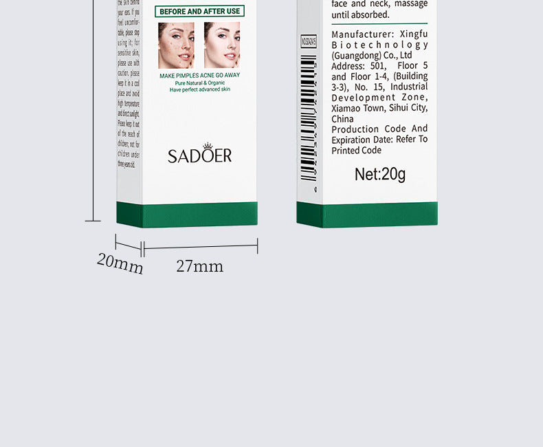 Tea Tree Skincare Set SADOER Cleansing, moisturizing, hydrating five-piece set for  foreign trade wholesale