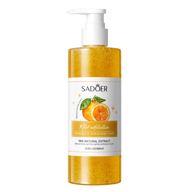 Fruit Body Wash300mlSADOER Kiwi Body Scrub Shower Gel  Wholesale
