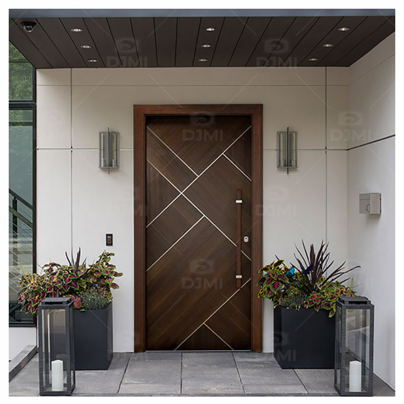 DJMI Manufacturer Custom High Quality Doors for Houses Bedroom Door Design Modern Interior Wooden Door