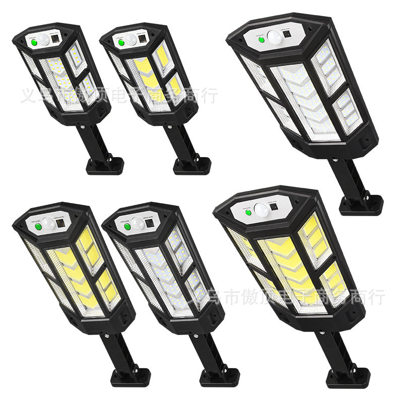 Step into the New Solar Light Outdoor Motion Sensor Light Waterproof Garden Light with Remote Control Garage Light LED Street Lamp