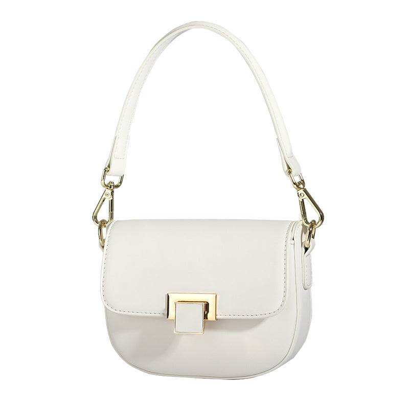 New Trendy Fashion Small Square Bag Niche Retro Underarm Bag Personality Stylish High-Quality Simple Crossbody Bag