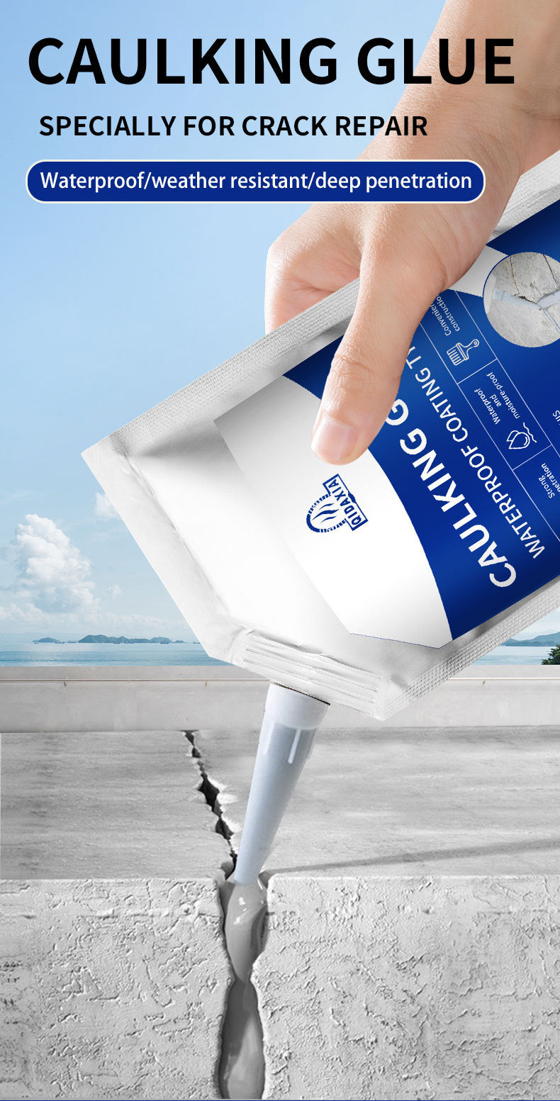 Waterproof Sealant for Roof and Floor, Crack Repair, High Elasticity, Anti-Crack, Wall Gap Sealant
