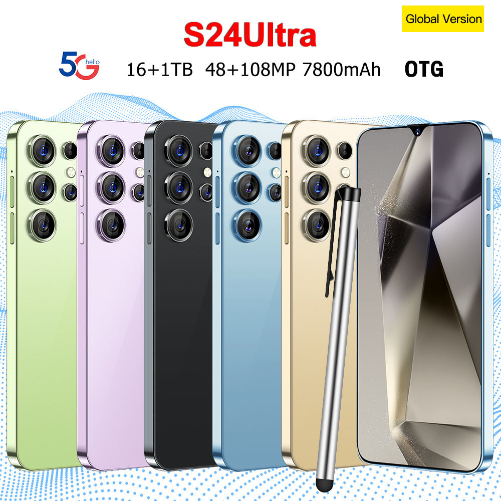 S24Ultra New Hot-Selling In Stock3G Net6.8Inch2+16GB Android OTG Smartphone Dropshipping