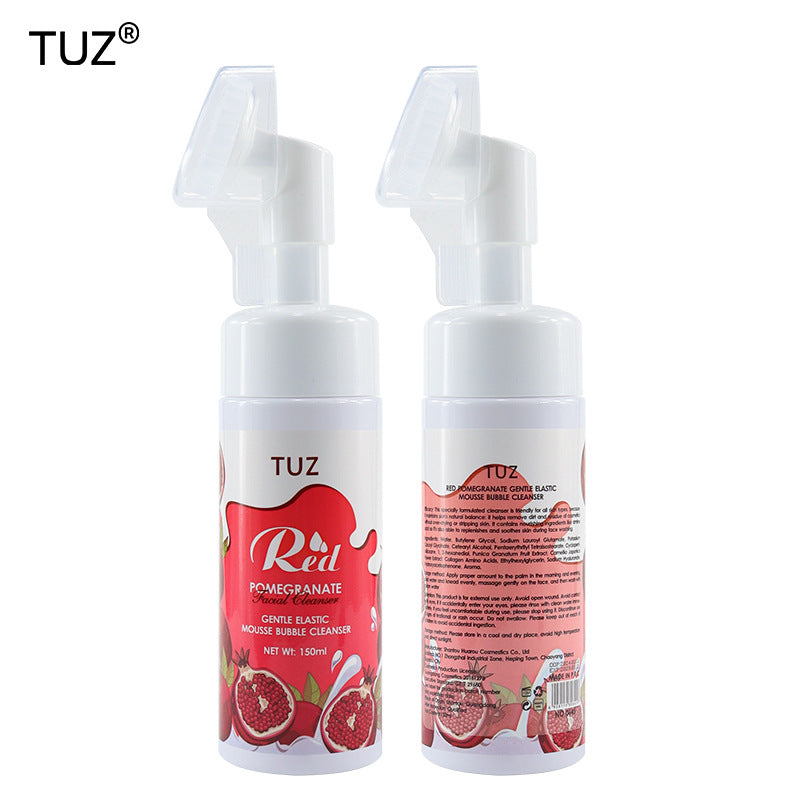 【Exclusive Supply】ANGEALA Green Tea Facial Cleanser Foaming Cleansing Facial Cleanser with Silicone Brush