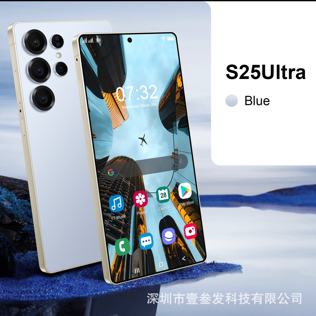 S25 Ultra Smartphone  4+64 High-end7.3Inch Large Screen Android12Source Factory