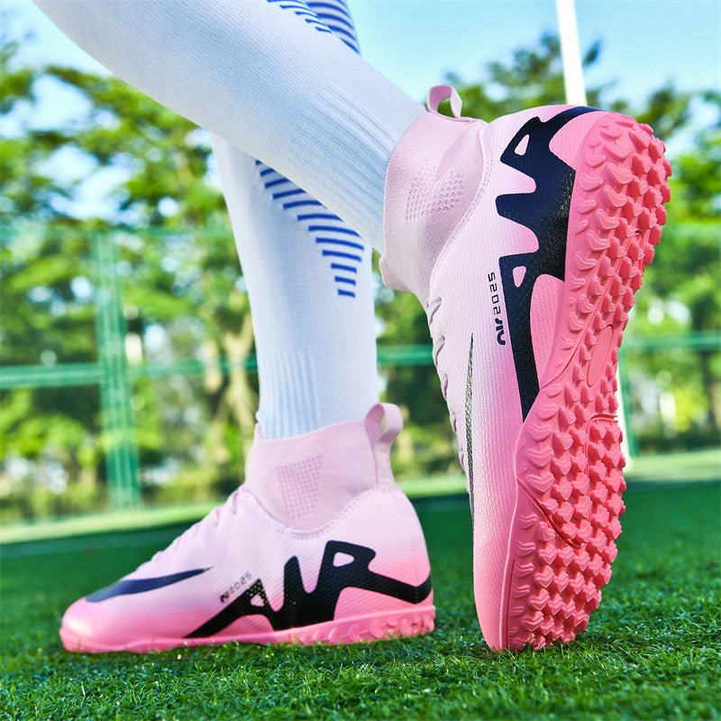 Assassin15Men's Football Shoes for Primary and Secondary School Students and Teenagers AG Spike tf Broken Nail Adult Competition Training Shoes