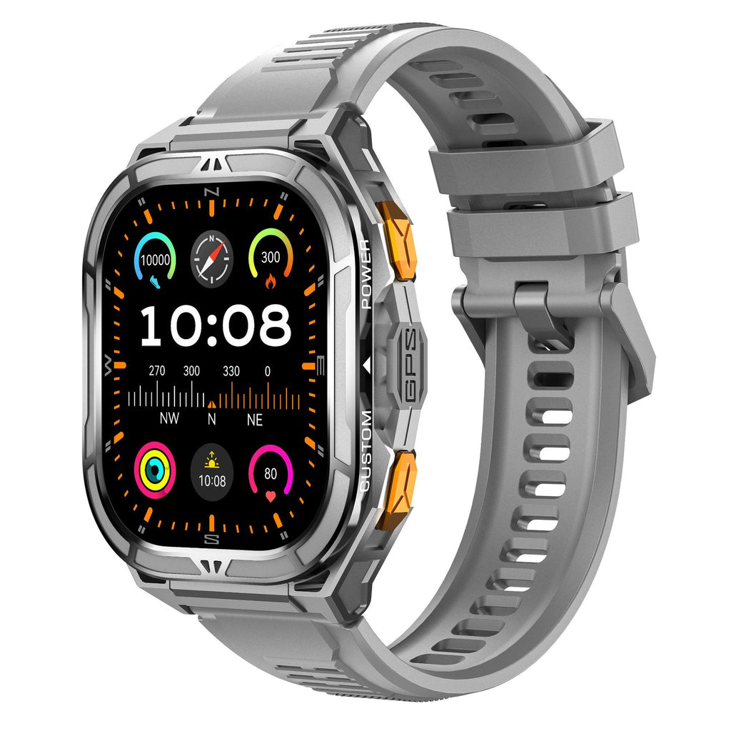 X5Smart Watch Bluetooth Call True Heart Rate Step Sleep Monitoring I Deep Waterproof GPS Beidou Positioning Three Defenses