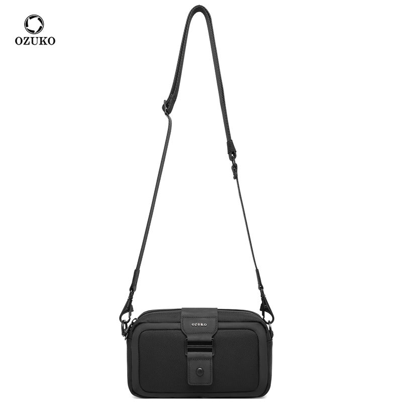 Men's Crossbody Bag High-End Single Shoulder Bag Portable Small Bag Waterproof Oxford Cloth Mini Men's Bag Trendy Style