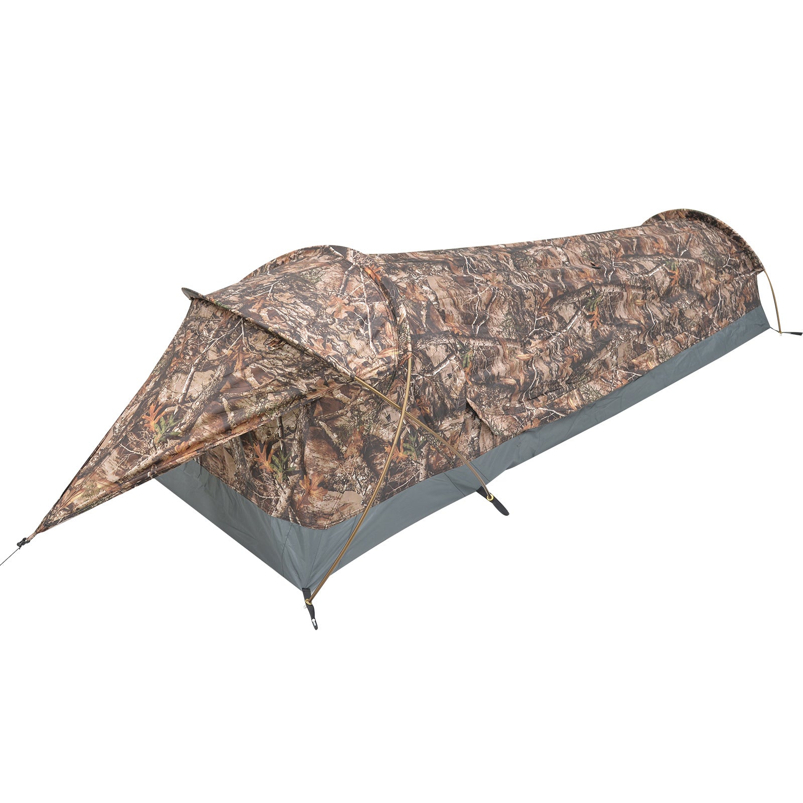 Single Tunnel Tent Outdoor Rainproof Cycling Hiking Camping Portable Windproof Lightweight Camping Tent