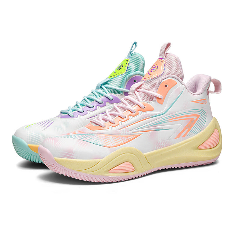 2025New Couple fashion Trendy Casual Basketball Shoes Youth Outdoor Training Sports Non-Slip Wear-Resistant Sneakers