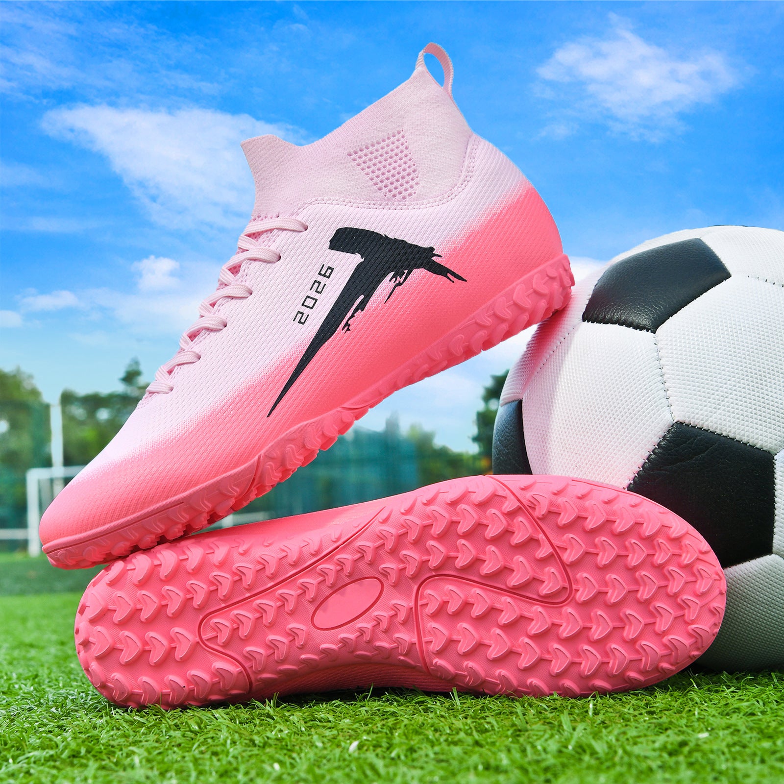 New Assassin Football Shoes Adult Training AG Spike TF Wholesale Training Sneakers for Teenagers and Students