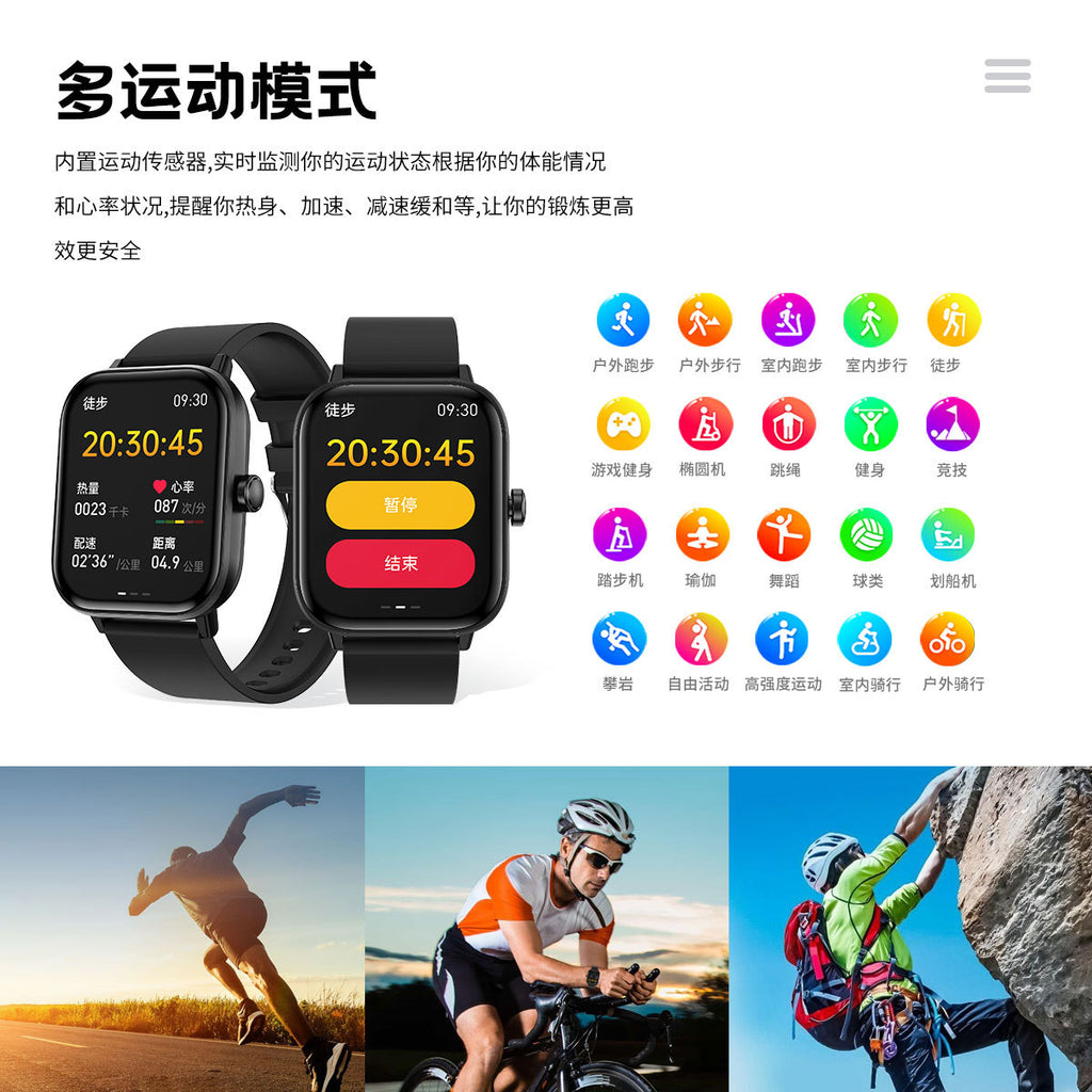 Smart Watch Blood Sugar Bluetooth Call Body Temperature Heart Rate Blood Pressure Blood Oxygen Sleep Measurement G42Smart Watch