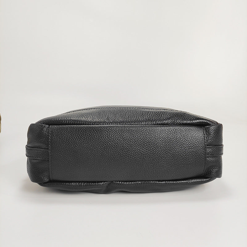 Genuine Leather Crossbody Bag for Women2025Versatile Soft Top Layer Cowhide Large Capacity Shoulder Bag for Middle-aged Moms, Light Luxury Style