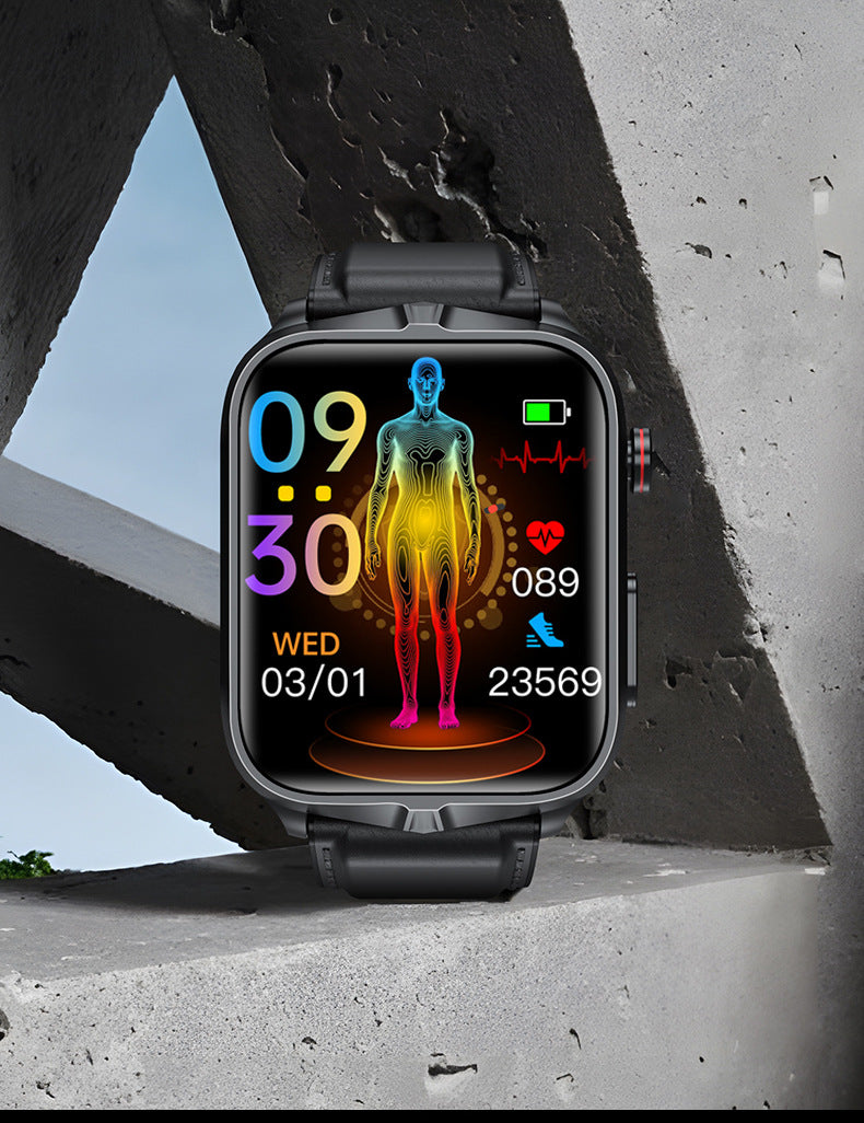 tk11p Smart Watch Electrotherapy ECG Blood Sugar Health Monitoring Watch nfc Relatives and Friends Care Body Temperature Measurement Watch
