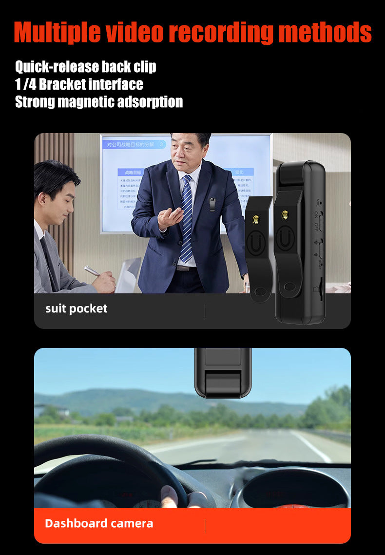 Private Model New Rotating Sports Camera Back Clip Sports Cycling Camera Outdoor Bicycle Riding Recorder