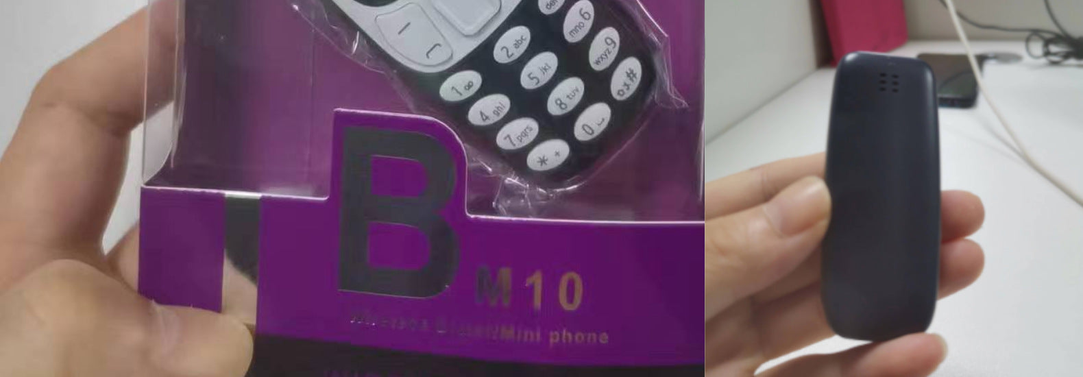 Exclusive Supply BM10Mini Mobile Phone Portable Ultra-long Standby Elderly Phone Non-smart Multi-language Button Small Mobile Phone