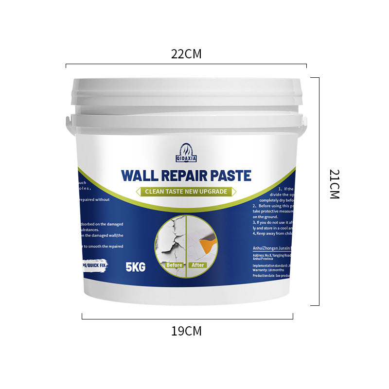 Wall Repair Paste for Repairing Wall Holes and Peeling, Household Putty Paste for Cracks and Nail Holes, White Wall Paste for Wall Repair