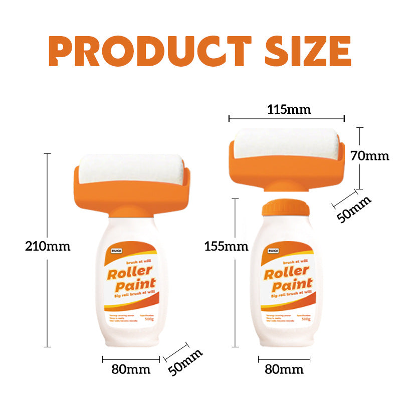 Hot-Selling Indoor Wall Roller Paint Water-Based Odorless Latex Paint with Roller Brush for Wall Renovation and Repair