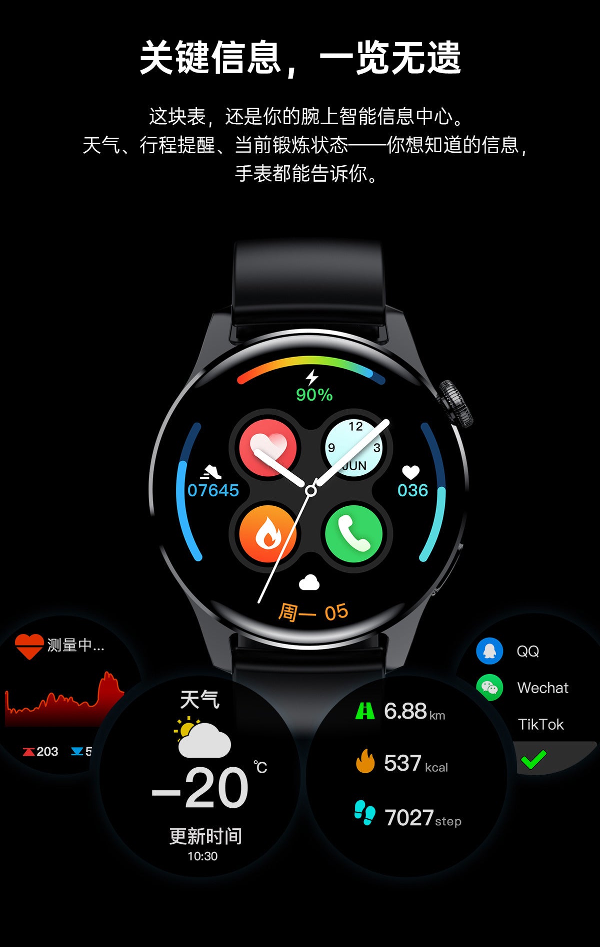 Hot-Selling Smart Watch watch3pro Bluetooth calling NFC Huaqiang North Watch smart watch