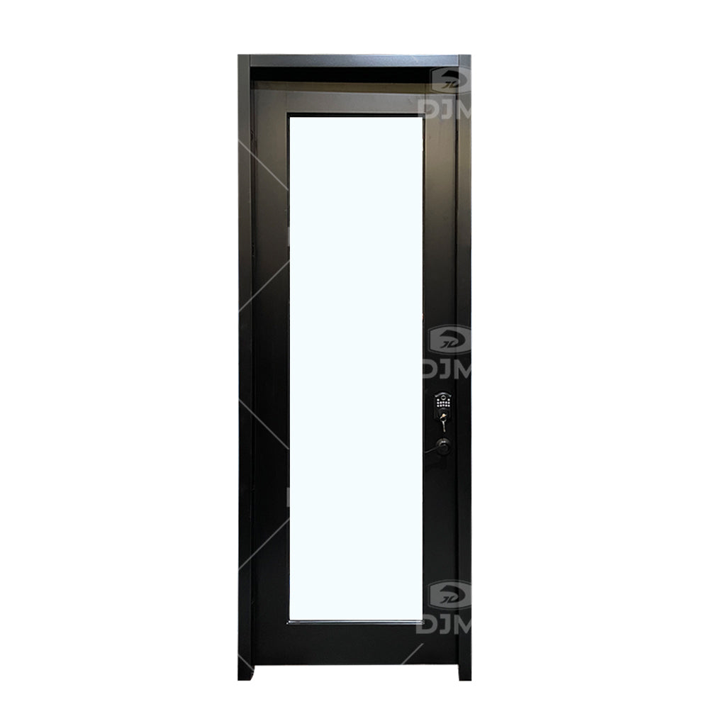 Fire Protection Certification Modern New Designs Bedroom Metal Frame Interior Solid Wooden Room Doors for Houses