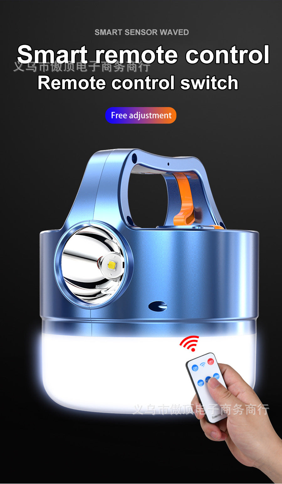 New tent light outdoor waterproof camping lamp LED Campsite Lamp USB Rechargeable Home Power Outage Emergency Light Flashlight