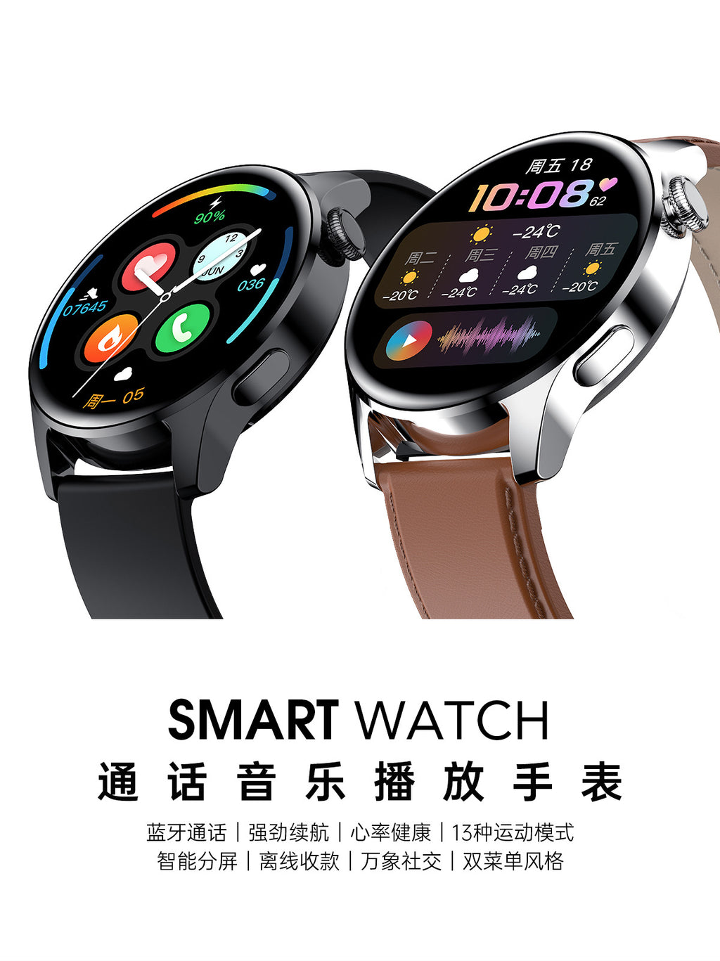 Hot-Selling Smart Watch watch3pro Bluetooth calling NFC Huaqiang North Watch smart watch