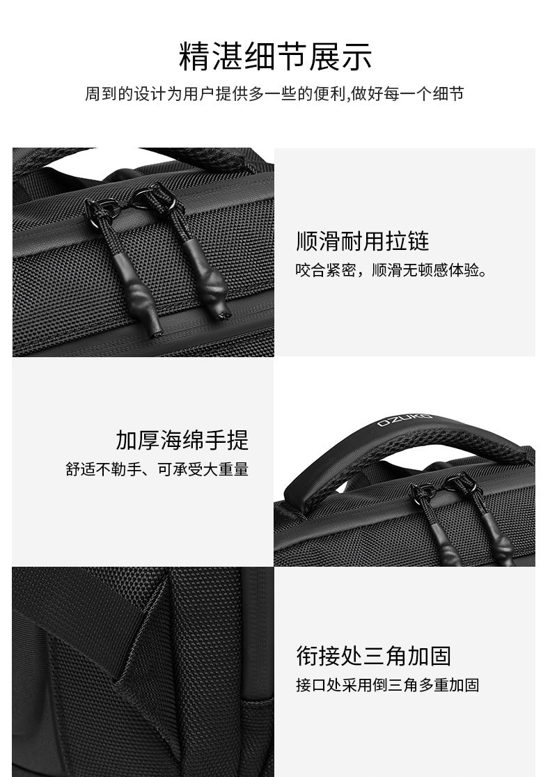 OZUKO Travel Backpack Men's Large Capacity Waterproof Outdoor Mountaineering Computer Backpack Camouflage Commuting School Bag