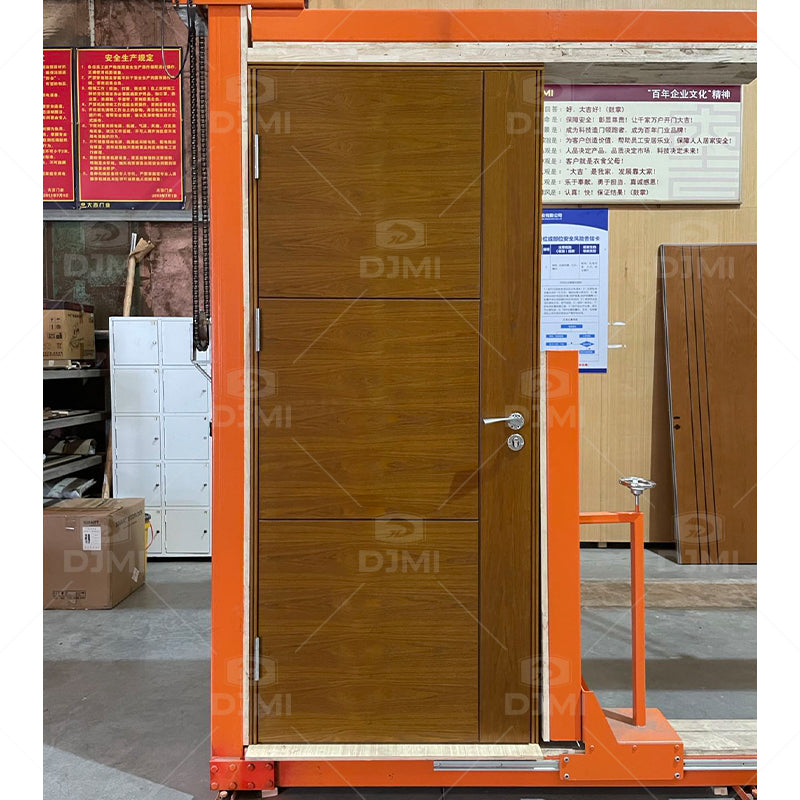 DJMI High Quality Inside Internal Door Fire Rated Hotel Room Customized Design Modern Interior Fireproof Wooden Door