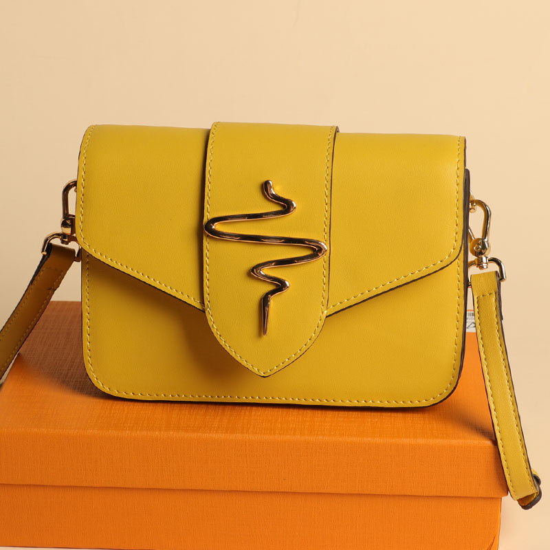 Summer Fashion Simple Versatile Large Capacity Single Shoulder Women's Bag Leather Crossbody Ladies Textured Small Square Bag In Stock Wholesale