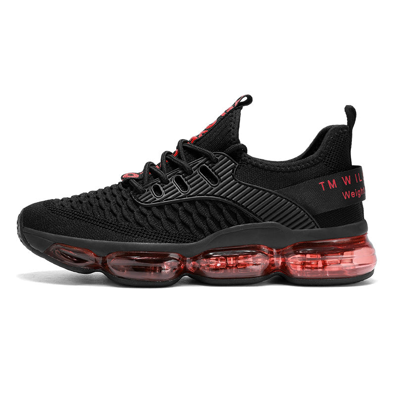 Men's Shoes New Large Size Breathable Mesh Shoes Men's Trendy Casual Versatile Thick-Soled Sneakers Fashion Dad Shoes