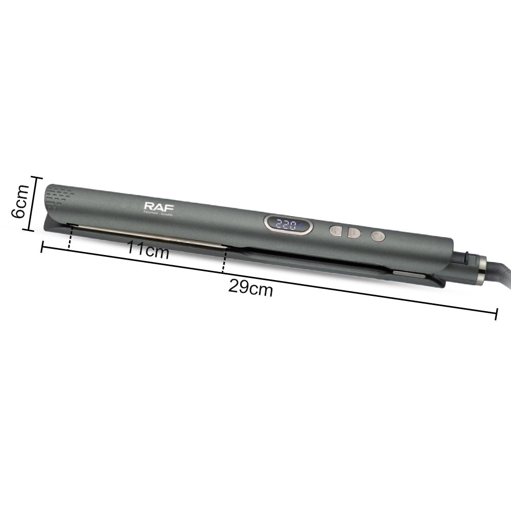 RAF EU Standard Hair Straightener Negative Ion Hair Straightener Root Straightening Iron Hair Straightening Curling Iron Home Use Volumizing