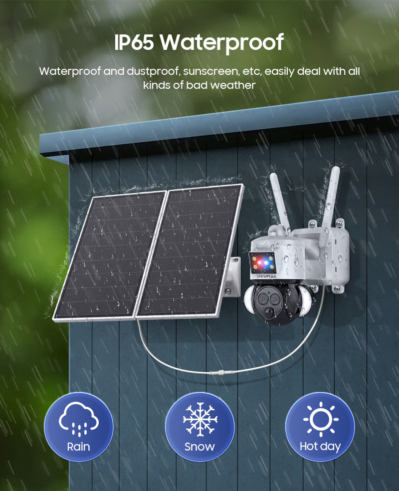 Exclusive Supply4G Solar-powered Camera12Zoom20W Solar Panel Camera24Hourly Continuous Recording