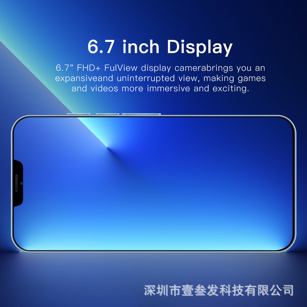 I15 Pro Max Popular2+16G 6.53Large Screen All-in-One Computer Factory5G New Mobile Phone