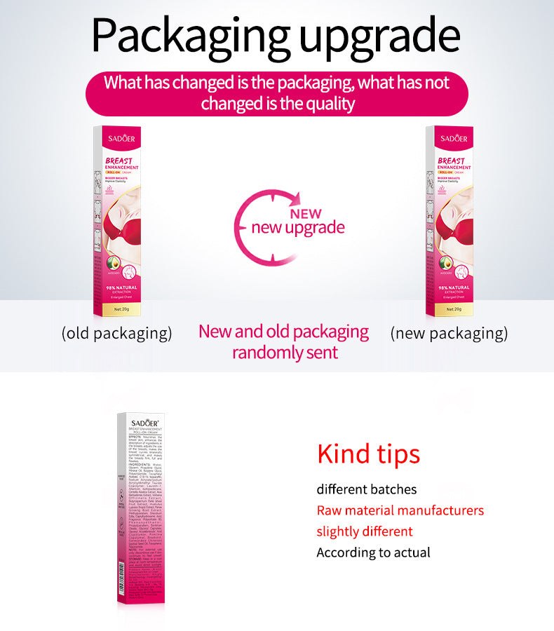 Roll-on Cream20g SADOER Breast Firming and Plumping Massage Care Beauty Cream  Wholesale