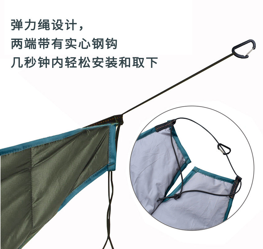 Large Space Outdoor Leisure Portable Winter Camping Hammock Sleeping Bag Cold-proof Lightweight Camping Hammock Warm Quilt