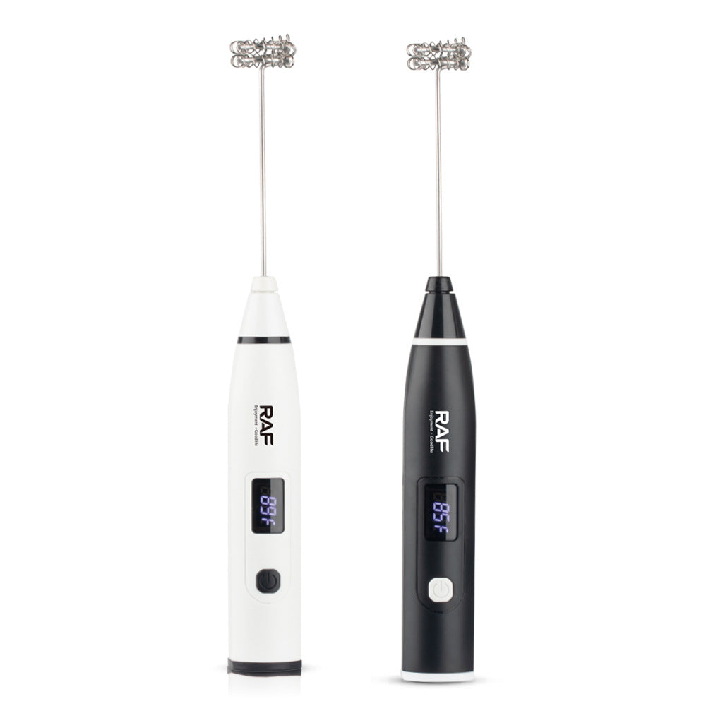 RAF EU Standard Electric Egg Beater Household Handheld Egg Beater Cream Whisk Portable Compact