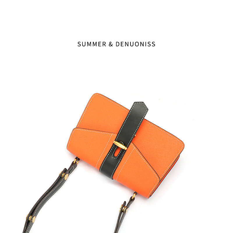 Korean Style Summer Trend Simple Fresh Versatile Women's Single Shoulder Crossbody Small Square Bag Female Internet Celebrity Same Style Women's Bag