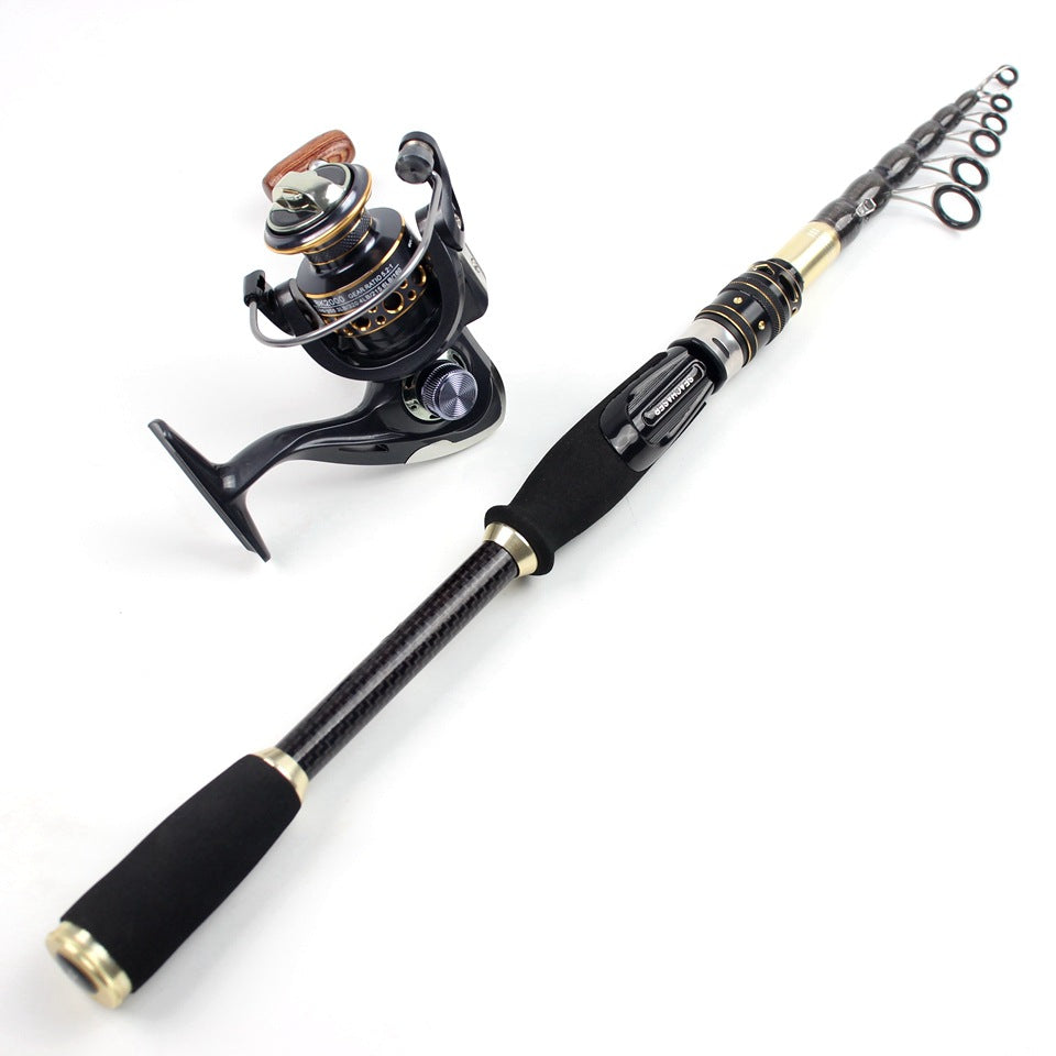 Carbon Fiber Sea Fishing Rod 2.1Hard Fishing Rod Super lightweight High Strength Travel Portable Fishing