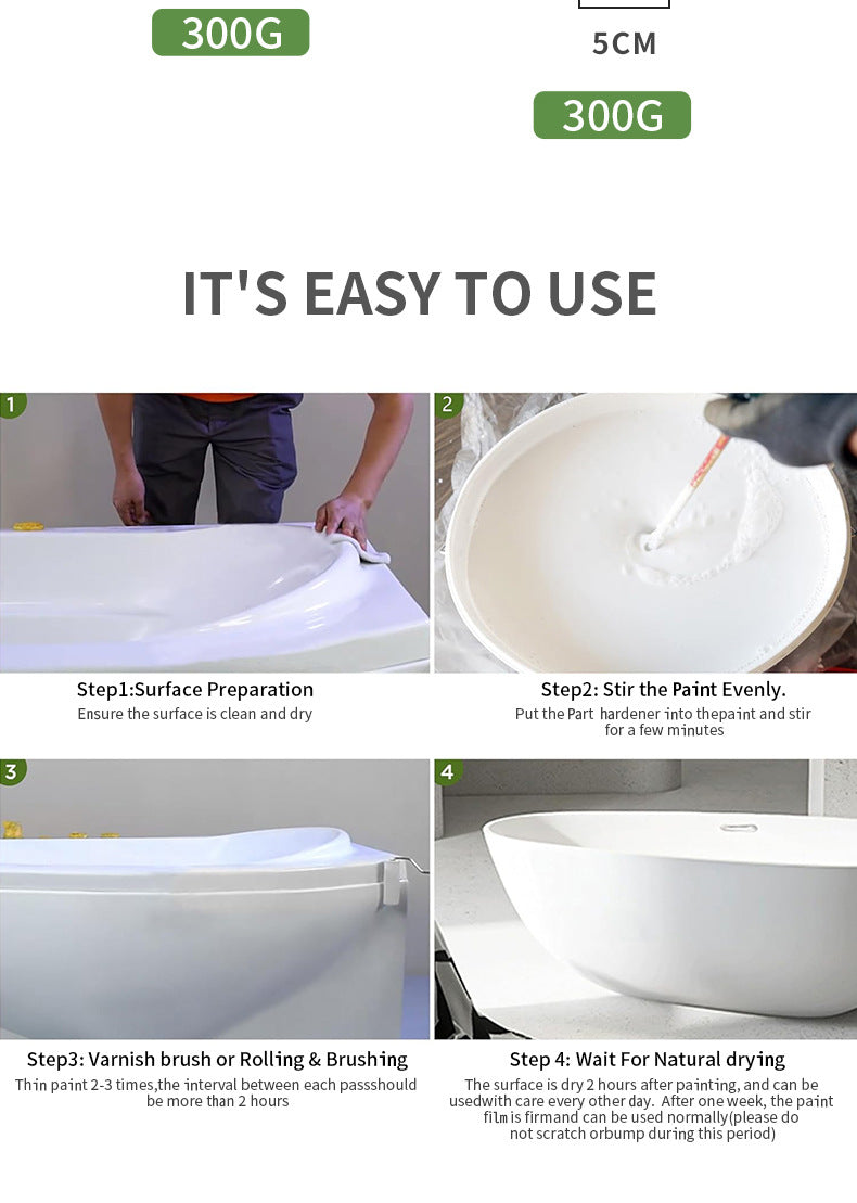 OEM Water-Based Tile Paint Bathroom Floor Tile Renovation Color Change Paint Special Paint Wear-Resistant Glass Paint Tile Paint