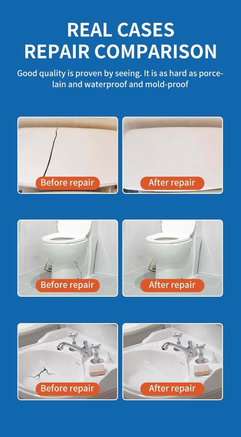 QIDAXIA Ceramic Repair Paste Household Marble Bathtub Wash Basin Bonding Glue Tile Repair Glue