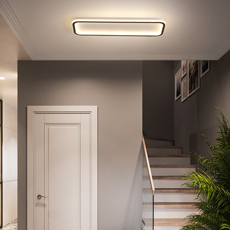 Aisle Light Corridor Light Modern Simple Entryway Porch Balcony Light Iron Art Long Strip Cloakroom led Ceiling Light Fixtures