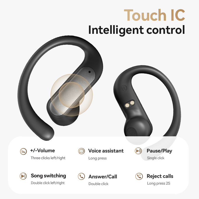 2025Popular M130Ear-mounted, non-in-ear, ultra-long battery life, high appearance value wireless Bluetooth earphones