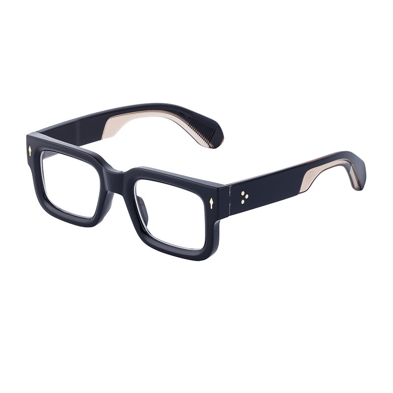 2025New Retro Square Frame Sunglasses for Men High-End European and American Retro Sunglasses Men's Trend sunglasses