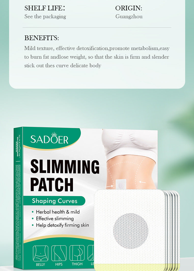Slimming Body Shaping Navel Patch SADOER Shaping, Consuming, Firming, Lightweight  Wholesale