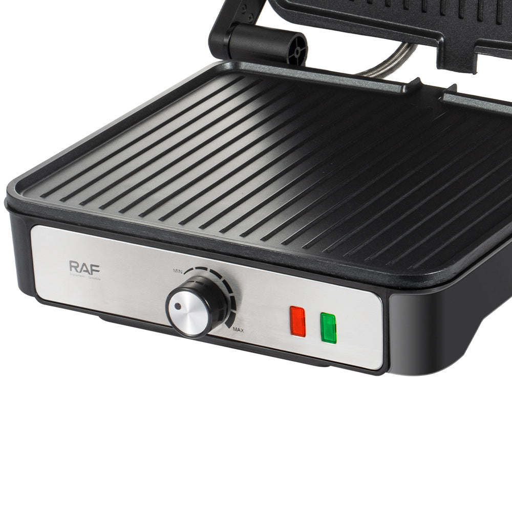 RAF European Style Household Panini Sandwich Maker Breakfast Machine Grill Meat Sausage Machine Burger Steak Machine R2601